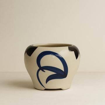 Indigo Art Vase
