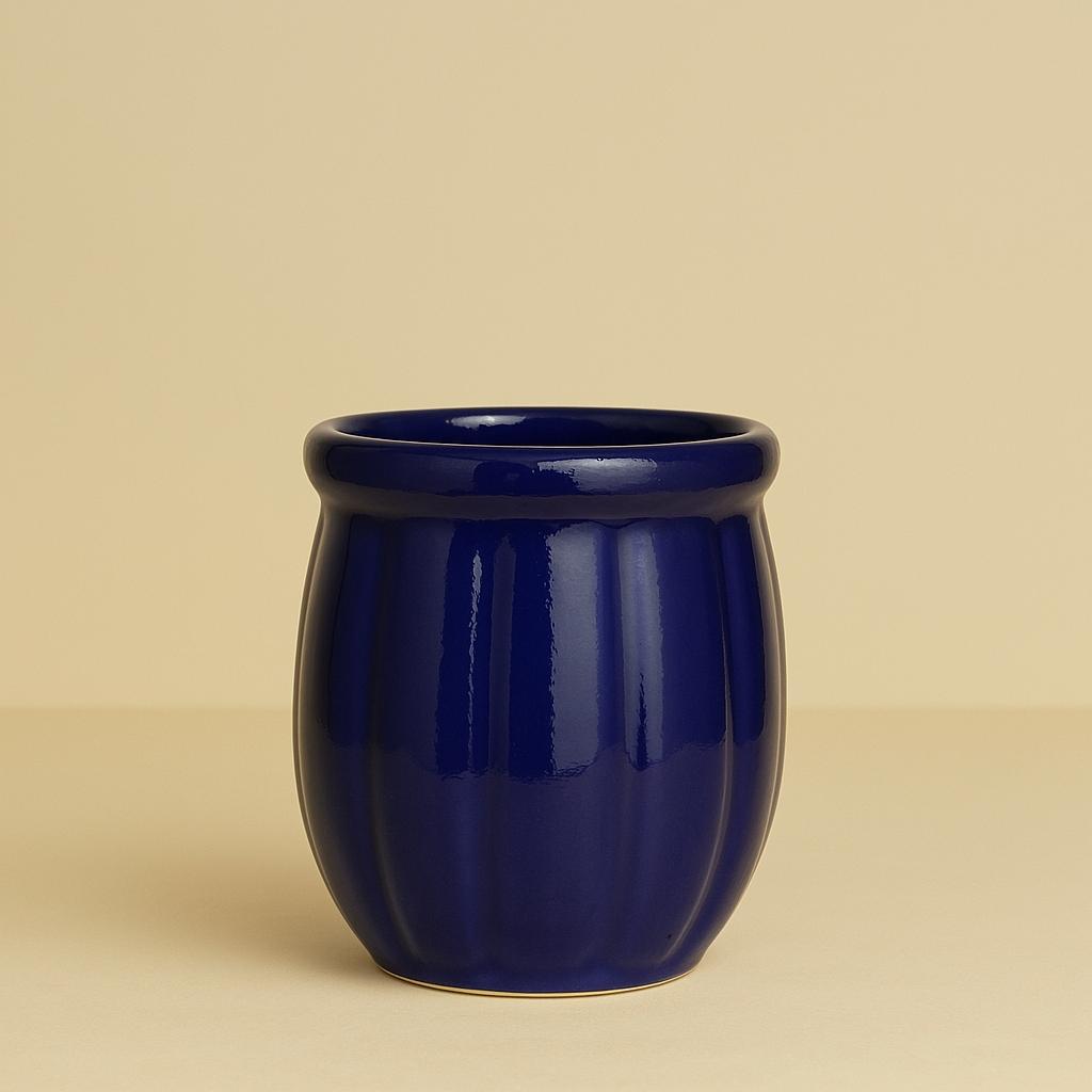 Midnight Glazed Ceramic Pot