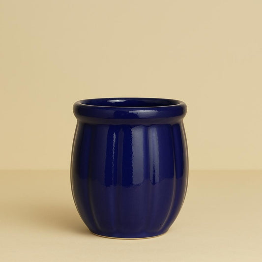 Midnight Glazed Ceramic Pot
